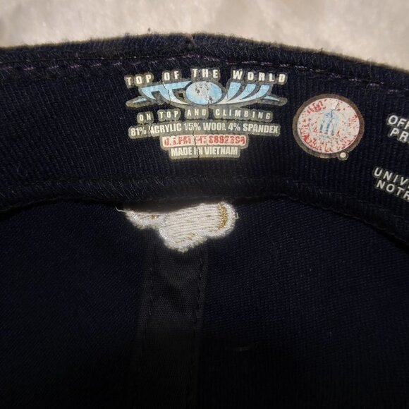 NCAA Blue Notre Dame One-Fit Baseball Hat Cap - Picture 4 of 7